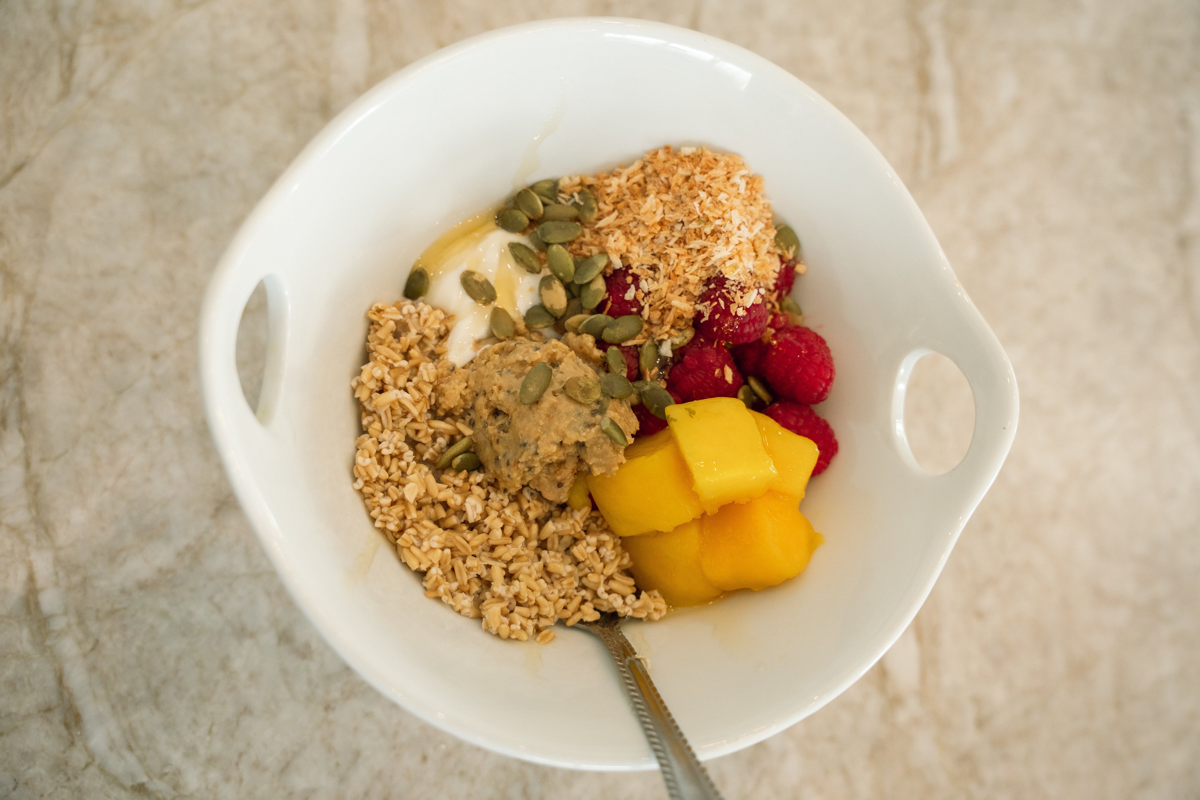 Oats, Elevated with Cashew Coconut Chia Butter