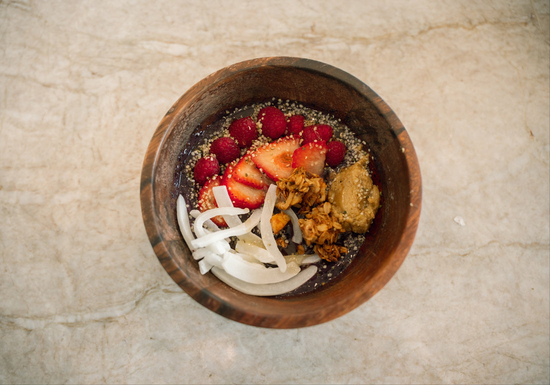 Berry Moon Bowl with Pistachio Coconut Cookie Butter