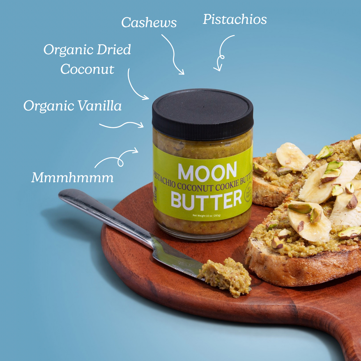 Pistachio Coconut Cookie Butter